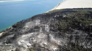 Image de la Dune du Pilat ©Sapeurs-Pompiers 33.