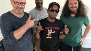 Gilles Thiam, JM5 et Jean-Roch Waro