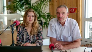 Margot Bain (à gauche) et Michel Hallet-Eghayan - © RCF Lyon