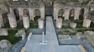 Photo : Forum antique de Bavay, Département du Nord