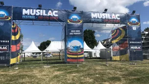 Le décor de Musilac est planté pour accueillir les festivaliers ©RCF Savoie