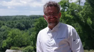 Lilian Grimaud, chef du restaurant du château de Noirieux à Briollay © RCF Anjou