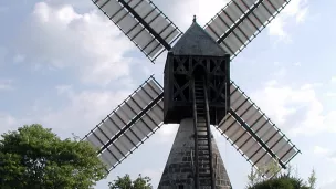 Le moulin cavier de La Herpinière, commune de Turquant, Maine-et-Loire ©Wikimédia commons