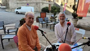 Amaury du Closel et David Lively sur le plateau de RCF © Martin Obadia