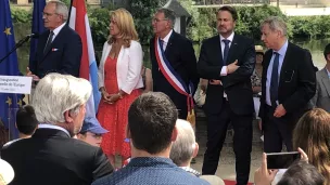 Inauguration de la Passerelle de l'Europe