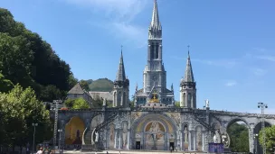 Le sanctuaire de Lourdes s'apprête à accueillir plus de 4.500 pèlerins pour son traditionnels Pèlerinage national de l'Assomption ©Claire Riffaud