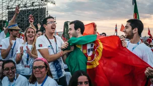 Les JMJ de Lisbonne avaient été annoncées par le pape François lors de l'édition 2019 au Panama ©Jean-Matthieu Gautier