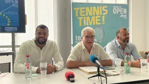 Jo-Wilfried Tsonga (à gauche) et Thierry Ascione (à droite) sont les nouveaux actionnaires majoritaires du Moselle Open