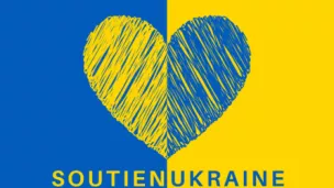 Les couleurs du drapeau ukrainien