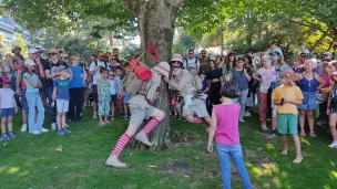 Spectacle "Very Lost" de la compagnie Les Établissements Lafaille, ce dimanche 11 septembre au jardin des Plantes - © RCF Anjou