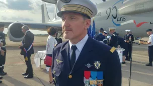 Le colonel Richard Gros est le nouveau commandant de la base aérienne d'Avord © RCF - Guillaume Martin-Deguéret.