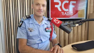 Le colonel Vincent Minguet, chef de corps du 27 ©RCF Haute-Savoie