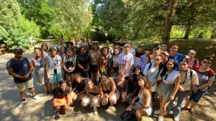 Photo de groupe de l'echange Boticas Gond Pontouvre - Tour de table