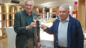 Les représentants des Vins de Provence et du Consorzio Valtènesi