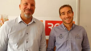 Christophe Guguen (à gauche), Laurent Ducourtioux - © RCF Pays de l'Ain