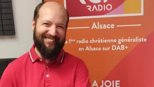 ©RCF Alsace Jérémy Kohler dans nos studios à Strasbourg