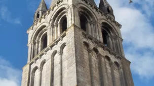 Flèche du clocher de Notre-Dame de Déols. © Wikipedia.