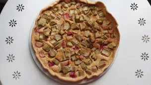 tarte à la rhubarbe - © RCF Lyon