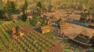 Screenshot of the Gaul Civilization in 0 A.D. - © 0 A.D. Team via Wikimedia Commons