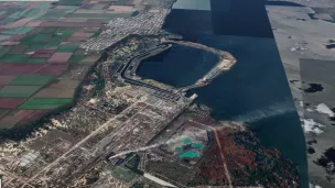 vue aérienne du site nucléaire de Zaporijjia - © capture d'écran Google Maps