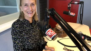 Daniele Behr dans les studios de RCF à Metz