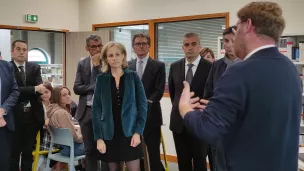 La rectrice de Normandie en visite dans le lycée Gabriel Mezeray d'Argentan (@Aurélien VURLI/RCF)