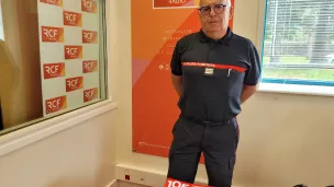 Capitaine Jean Pestre, président de l'Union départementale des sapeurs pompiers de Haute-Loire © Martin Obadia