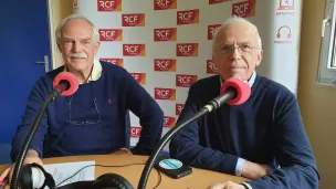 Joël Roué et Gérard Malet de l'ONG Electriciens sans Frontières @ Christophe Pluchon, RCF 2022