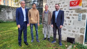 De gauche à droite : Jean-Paul Bringer, Aurélien Rivet, Jean-Pierre Debard et Emmanuel Nurit © Martin Obadia