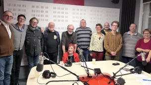 Toute l'équipe et invités de la 1300 ème de la Note Bleue