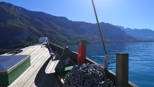 à bord de l'Espérance III - RCF Haute-Savoie (Vanessa Sansone)