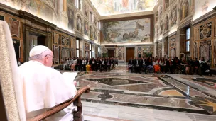 Audience avec le pape