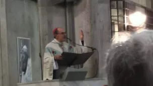 Le Cardinal Barbarin lors de la fête de Notre Dame de Victoire