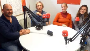 Barthelemy Schlumberger, Emmanuel Piau, Alice Leparc et Léna Dugros