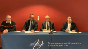 Signature de la convention "Bon Samaritain" SDIS49 & Staying Alive 