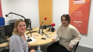 Virginie Jochem, responsable d'une boutique de vêtements en dépôt vente pour les 0-12 ans, et Zoé Capdevielle, responsable d'une boutille de jouets de seconde main à Marseille.