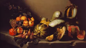 Caravage, Nature morte aux fruits ©Wikimédia commons