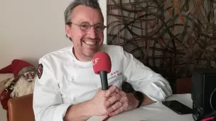 Le chef Laurent Petit, au Clos des Sens ©Vanessa Sansone/RCFHaute-Savoie