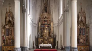 Retable de l'église St François d'Assise à Roubaix copyright photos Gautier Deblonde