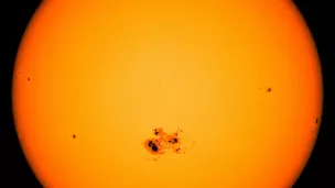 NASA's SDO Observes Largest Sunspot of the Solar Cycle (2014) - CC BY 2.0 NASA Goddard Space Flight Center from Greenbelt, MD, USA