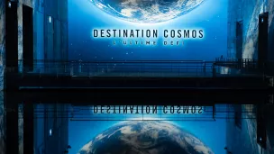 Nouvelle exposition "Destination Cosmos : l'ultime défi" aux Bassins des lumières