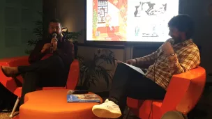 Joann Sfar au musée de la BD.