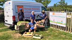 L'équipe du potager solidaire de la Banque Alimentaire ©RCF - Caroline Prat