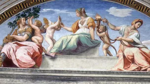 Les trois vertus théologales, fresque de Raphaël ©Wikimédia commons