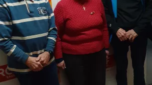 Pierre Chateaux, Christiane Tournier et Raymond Rodot ©RCF Jura