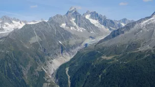 Le glacier d'Argentière a perdu plus du double de son épaisseur cette année ©Flickr