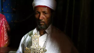 Prêtre chrétien à Lalibela, Éthiopie, 2016 ©Thierry Lyonnet / RCF