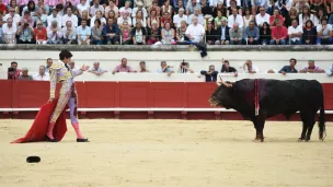 Le matador Sébastien Castella durant la féria de Béziers (Hérault) en 2015 © Mehdi Chebil/Hans Lucas  