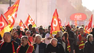 Manifestation CGT Nice - Photo : RCF Nice Côte d'Azur