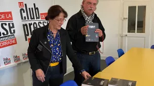 Maryse Jean Guyot et Patrick Nardin au club de la presse